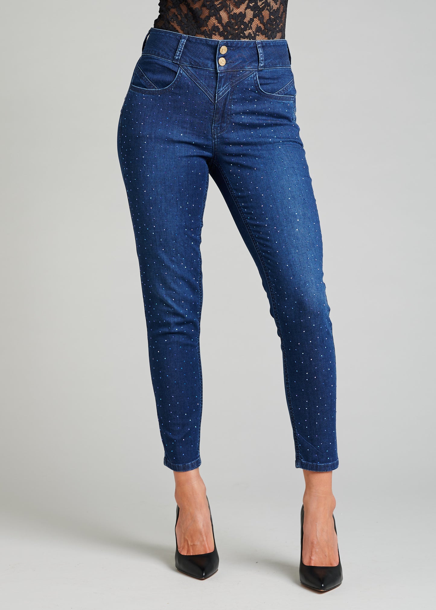 Jeans Magic The Original with Rhinestone Finishing