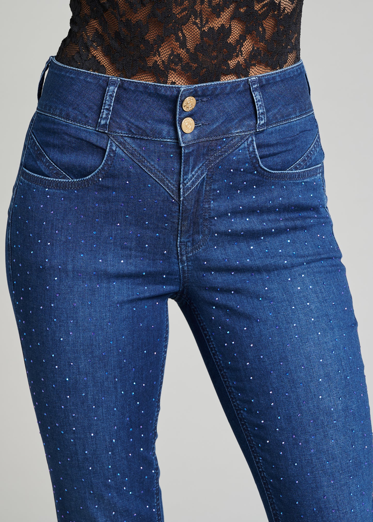 Jeans Magic The Original with Rhinestone Finishing